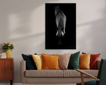 Sluier van Licht Minimalistisch Paardenportret paard - manen van Femke Ketelaar