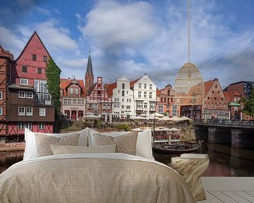 Historische huisgevels op de Stintmarkt