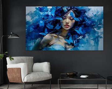In the river of blue butterflies