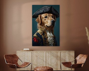 Kapitän Golden Retriever König der Meere von Bella Luna Fotografie