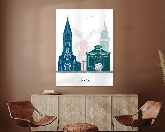 Example of the artwork in a room