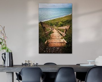L'escalier qui mène à un endroit magnifique. sur Robby's fotografie