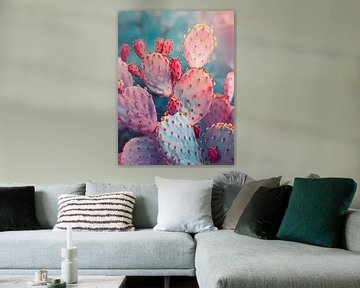 Roze cactus van haroulita