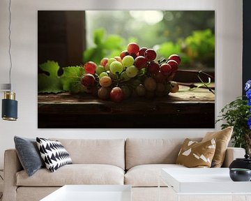 Nature morte aux raisins verts sur Art & Soul Creations