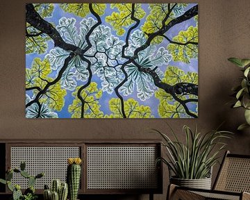 Impressionistische Bomen