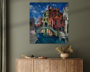 Konrad Mägi - Venise sur Peter Balan
