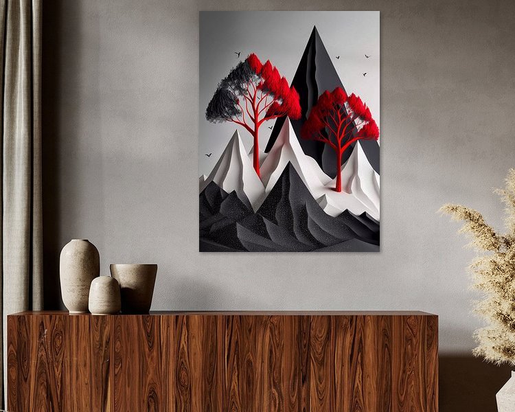 Example of the artwork in a room