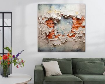 Gebroken structuur van Klaus Tesching - Art-AI