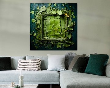 Frame van vergeten natuur van Klaus Tesching - Art-AI
