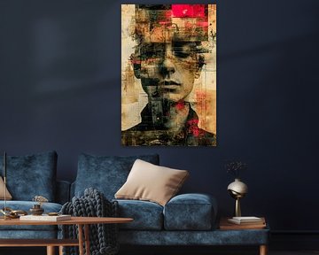 Gevangen gedachten van Klaus Tesching - Art-AI