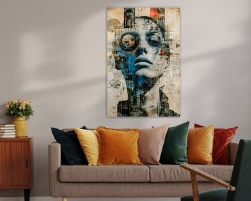 Het tandwiel van de tijd van Klaus Tesching - Art-AI
