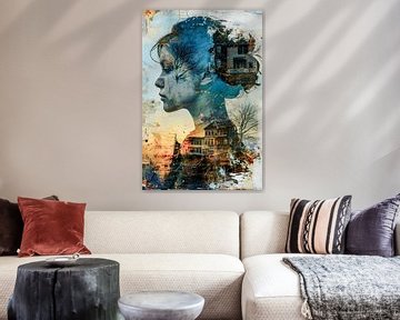 De stilte van verval van Klaus Tesching - Art-AI