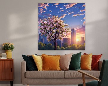 Spring skyline by Conpo Design