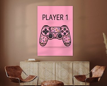Gaming Girl Player 1