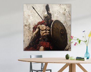 Spartaanse romeinse soldaat artistiek van TheXclusive Art