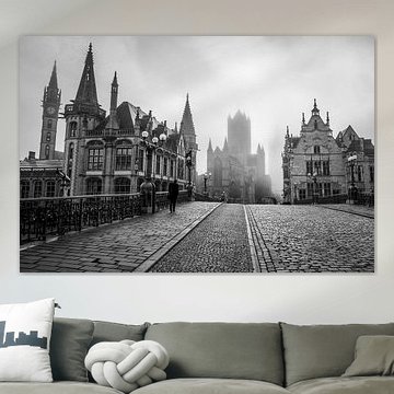 A man on the bridge by Luc van der Krabben