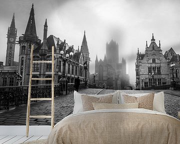 A man on the bridge by Luc van der Krabben