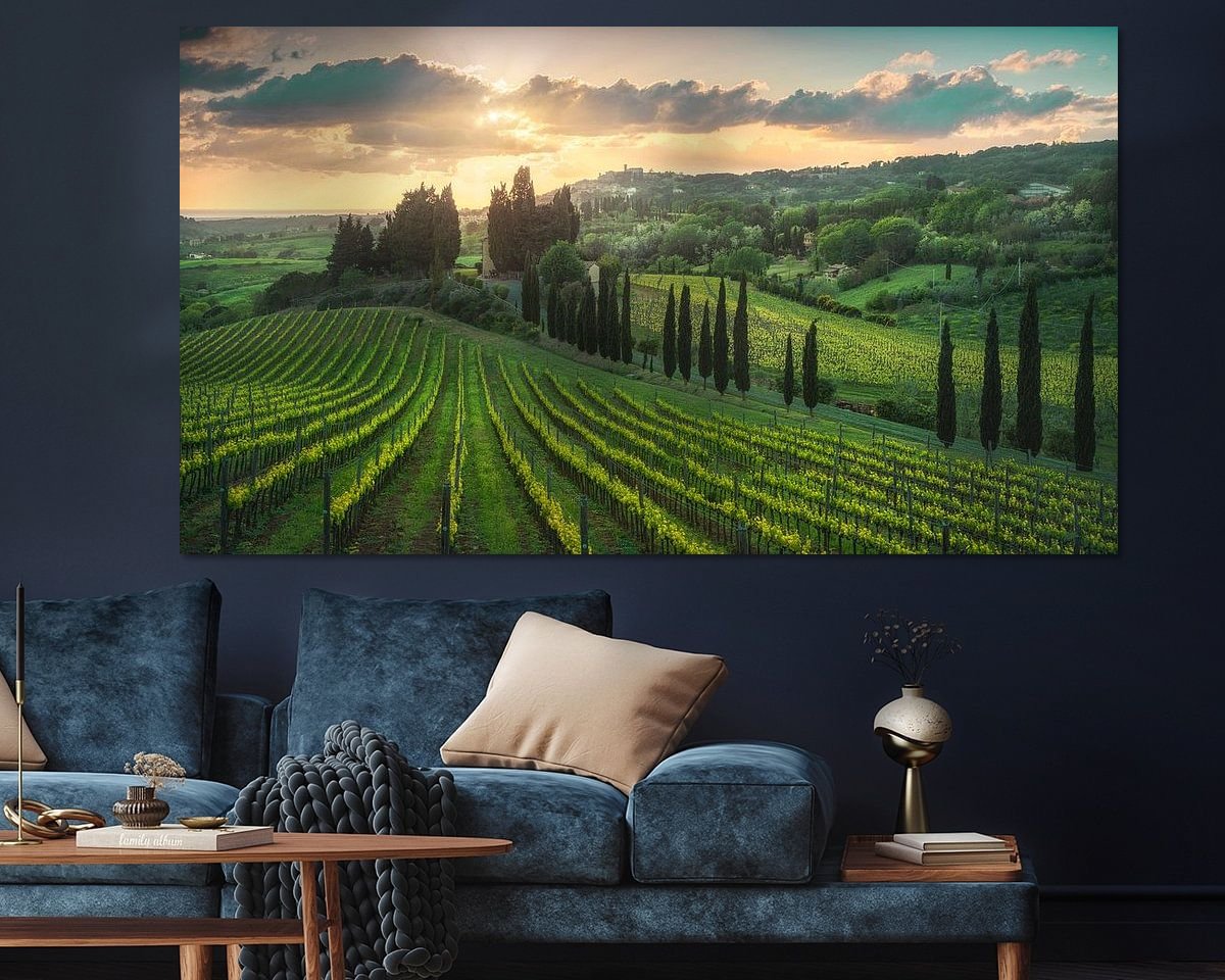Example of the artwork in a room
