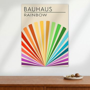 Bauhaus, Happy Rainbow van Hilde Remerie Photography and digital art