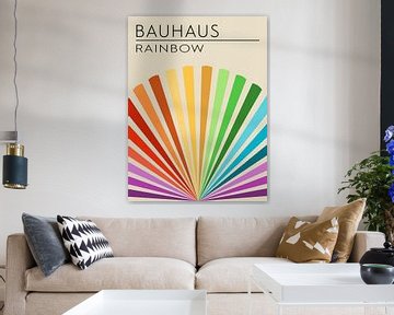 Bauhaus, Happy Rainbow van Hilde Remerie Photography and digital art