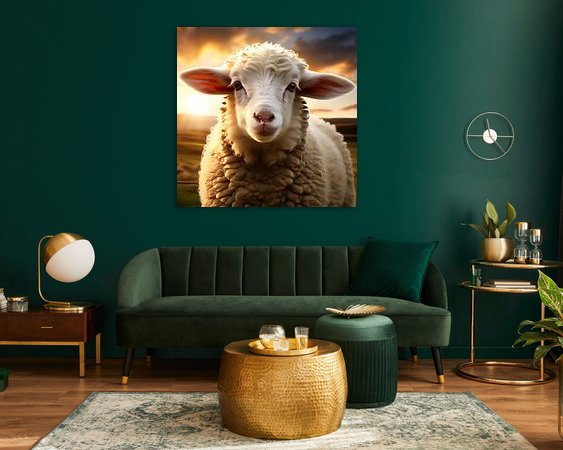 Example of the artwork in a room