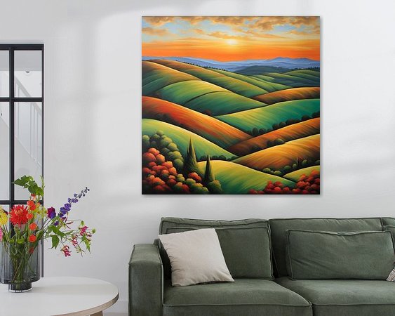 Example of the artwork in a room