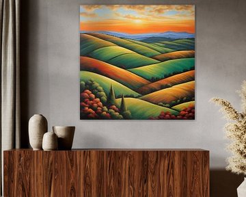 Walk Through The Valley Painting
