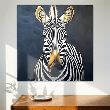 Zebra portrait by PixelPrestige