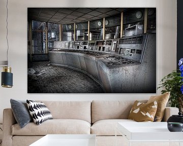 Control room in an abandoned power plant by Eus Driessen