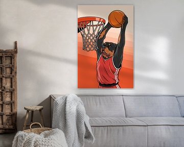 Rottweiler Basketbal van Vicky Hanggara