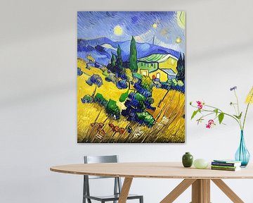 Een Provence-landschap door Vincent van pol ledent