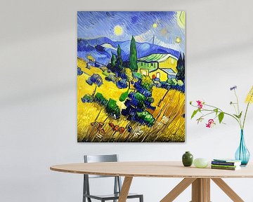 Een Provence-landschap door Vincent van pol ledent