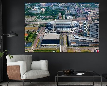 Amsterdam Arena / Johan Cruijff Arena vanuit de lucht gezien
