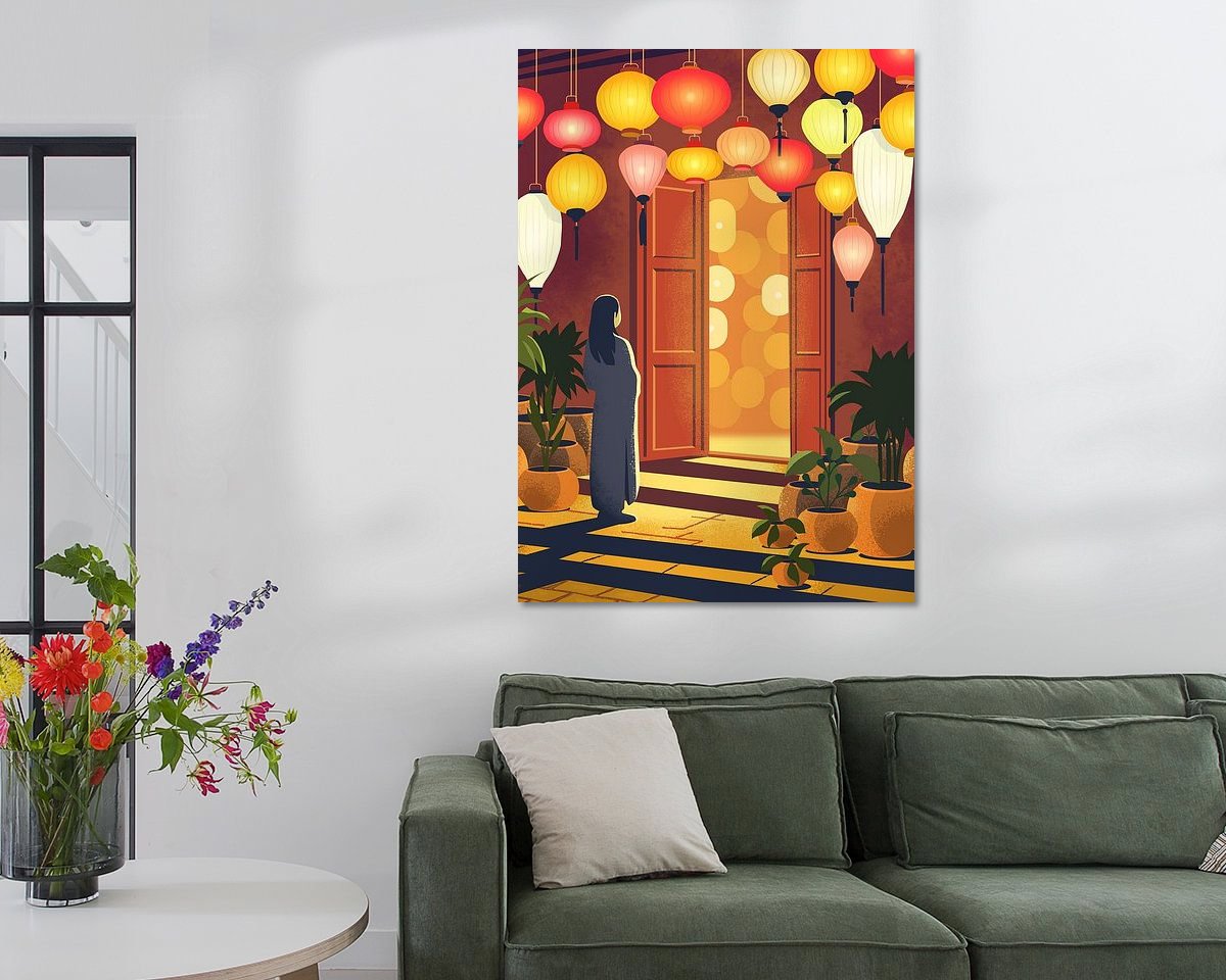 Example of the artwork in a room