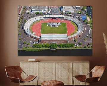 Photo aérienne du stade olympique d'Amsterdam