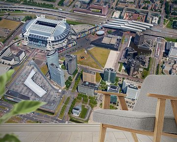Luftaufnahme des Arena-Geländes in Amsterdam von Anton de Zeeuw