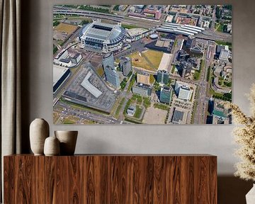 Photo aérienne de la zone de l'Arena à Amsterdam sur Anton de Zeeuw