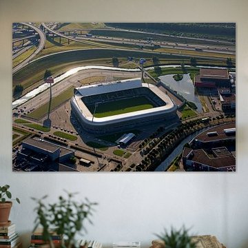 Aerial view ADO Stadium in The Hague