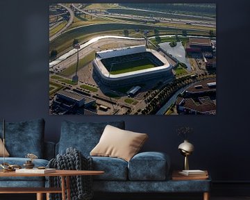 Aerial view ADO Stadium in The Hague by Anton de Zeeuw