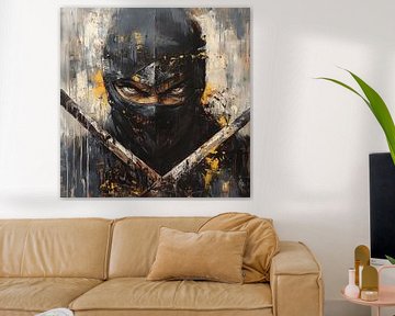 Ninja abstract van TheXclusive Art