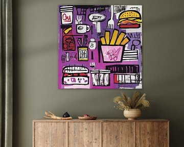 Food icons in style by TheXclusive Art