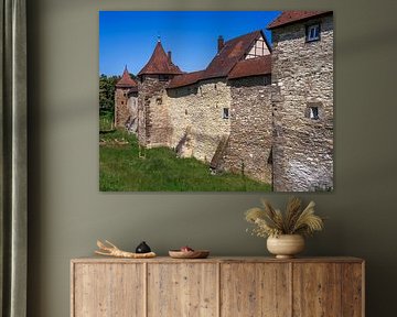 Historische Stadtmauer von Weissenburg in Bayern von ManfredFotos