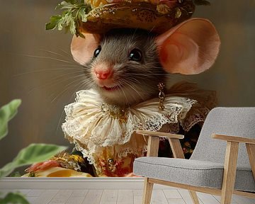 Mouse portrait by But First Framing