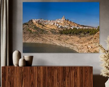 Iznajar in Andalusië, Spanje van Adelheid Smitt