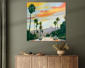 Hidden Hills luxe Schilderij van ComfortQ