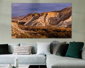 Woestijnlandschap in Zuid Spanje 4/5 van Adelheid Smitt