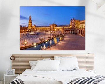 Plaza d'España in Seville, Spain by Adelheid Smitt