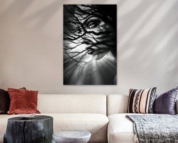 Mystieke Takken monochroom van Shine by Nous
