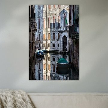 Spiegelung im Kanal Venedig