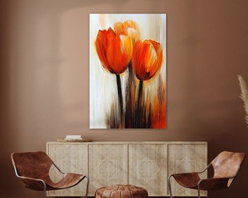 Abstracte tulpen van Bert Nijholt